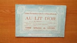 Image du vendeur pour USINES NORMALES DE LITERIE ET D'AMEUBLEMENT : AU LIT D'OR maison fonde en 1839 supplment au catalogue gnral mis en vente par KEMOLA