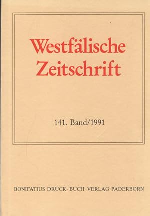 Bild des Verkufers fr Westflische Zeitschrift. 141. Band / 1991 zum Verkauf von Paderbuch e.Kfm. Inh. Ralf R. Eichmann