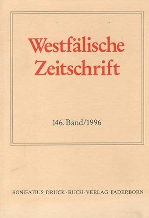 Bild des Verkufers fr Westflische Zeitschrift. 146. Band / 1996 zum Verkauf von Paderbuch e.Kfm. Inh. Ralf R. Eichmann