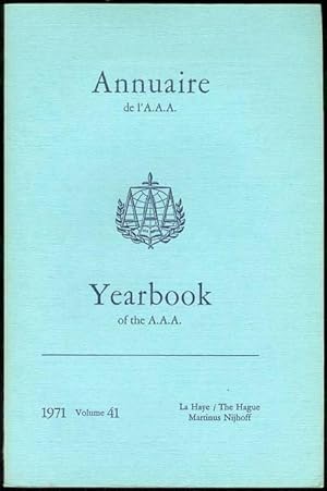 Seller image for Annuaire AAA / AAA Yearbook 1971 for sale by Bookmarc's