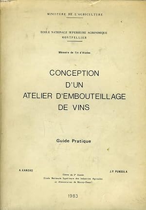 Bild des Verkufers fr CONCEPTION D'UN EMBOUTEILLAGE DE VINS guide pratique zum Verkauf von Le-Livre