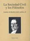 Imagen del vendedor de La sociedad civil y los filsofos. Estudios de filosofa social y poltica II a la venta por Agapea Libros