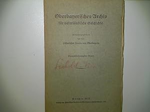 Image du vendeur pour Heinrich Noe. - aus: - 71. Band - Oberbayerisches Archiv fr vaterlndische Geschichte. Herausgegeben von dem historischen Vereine von Oberbayern. mis en vente par books4less (Versandantiquariat Petra Gros GmbH & Co. KG)