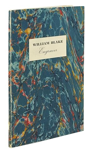 Bild des Verkufers fr William Blake Engraver: A Descriptive Catalogue? by Charles Ryskamp. With an Introductory Essay by Geoffrey Keynes. zum Verkauf von John Windle Antiquarian Bookseller, ABAA