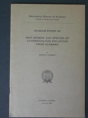 Seller image for New Genera and Species of Caverniculous Diplopods from Alabama for sale by Bookworks [MWABA, IOBA]