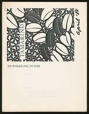 Bild des Verkufers fr Tamarind - June 1980 zum Verkauf von Between the Covers-Rare Books, Inc. ABAA