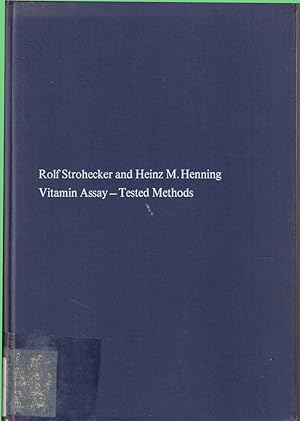 Seller image for Vitamin Assay Tested Methods for sale by Jonathan Grobe Books