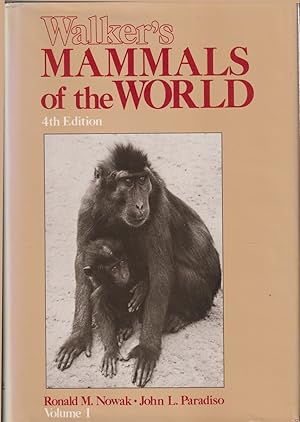 Seller image for Walker's Mammals of the World.4th Edition. Volume 1. for sale by Jonathan Grobe Books