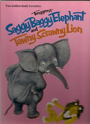 Seller image for Two Golden Book Favorites-Tenggren's Saggy Baggy Elephant and Tawny Scrawny Lion for sale by Beverly Loveless