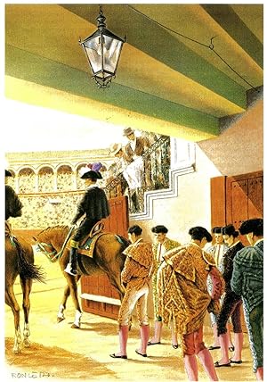 Bild des Verkufers fr LOS TOROS Y SU MUNDO zum Verkauf von Berrocal Libros Antiguos