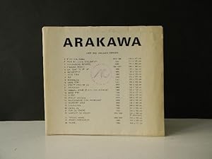 ARAKAWA. Affiche-catalogue de l'exposition présentée à l'A.R.C. en 1970.
