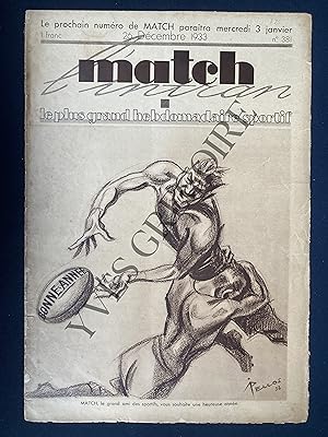 MATCH L'INTRAN-N°381-26 DECEMBRE 1933