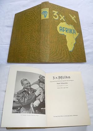 Seller image for 3 x Afrika - Flugreisen des Hindenburgpokal-Preistrgers Karl Schwabe nach Afrika 1933 , 1934 und 1935 for sale by Versandhandel fr Sammler