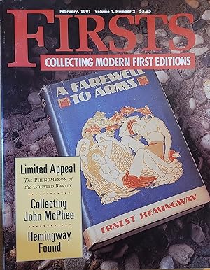 Firsts Magazine, Collecting Modern Firsts Editions, February 1991, Vol. 1, No. 2