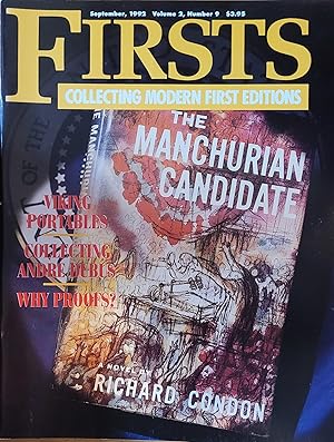 Firsts Magazine, Collecting Modern Firsts Editions, September 1992, Vol. 2, No. 9