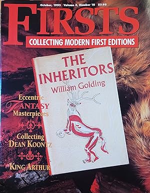 Firsts Magazine, Collecting Modern First Editions, October 1993, Vol. 3, No. 10