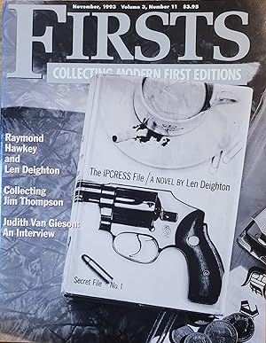 Firsts Magazine, Collecting Modern First Editions, November 1993, Vol. 3, No. 11