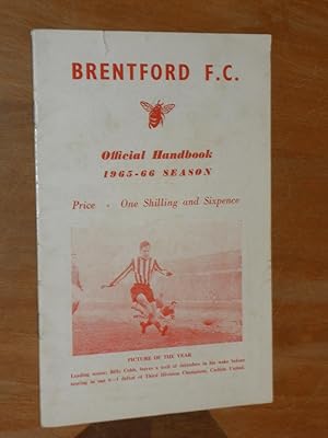 Brentford football Club Official Handbook Season 1965-66