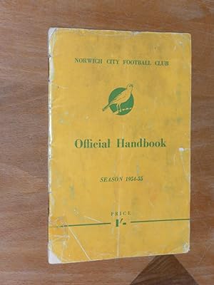 Norwich City Football Club Official Handbook Season 1954-55