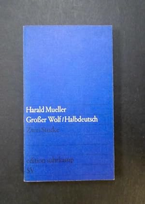 Imagen del vendedor de Groer Wolf / Halbdeutsch a la venta por Antiquariat Strter