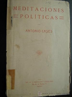 Seller image for MEDITACIONES POLTICAS for sale by Librera Maestro Gozalbo