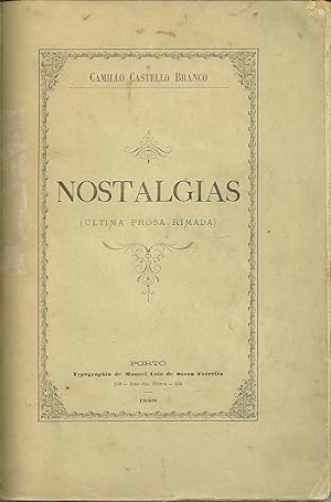 NOSTALGIAS. Ultima Prosa Rimada