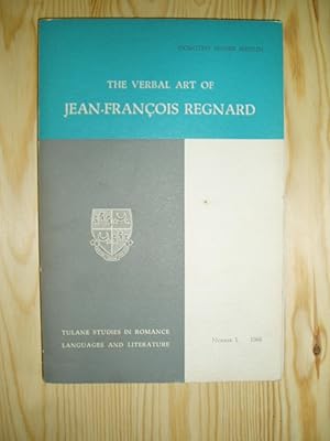 Seller image for The Verbal Art of Jean-Francois Regnard for sale by Expatriate Bookshop of Denmark