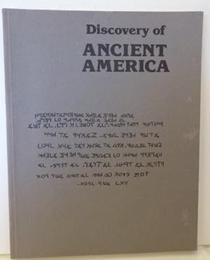 Seller image for DISCOVERY OF ANCIENT AMERICA for sale by RON RAMSWICK BOOKS, IOBA