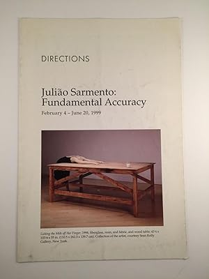 Bild des Verkufers fr Juliao Sarmento: Fundamental Accuracy zum Verkauf von WellRead Books A.B.A.A.