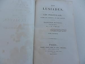 LES LUSIADES, OU LES PORTUGAIS, POËME DE CAMOENS, EN DIX CHANTS.