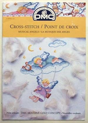 Bild des Verkufers fr Cross-stitch/Point De Croix. Musical angels/La Musique Des Anges. zum Verkauf von Lost and Found Books