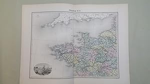 Map of France N.O. [ taken from Migeon's Geographie Universelle ]