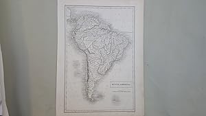 Bild des Verkufers fr Map of South America [ taken from Black's General Atlas ] zum Verkauf von Keoghs Books