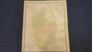 Map of Denmark Lithographed Edition