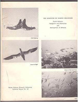 Seller image for The Behavior of Marine Organisms for sale by Ainsworth Books ( IOBA)