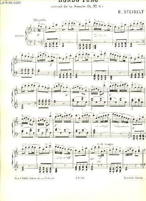 Seller image for RONDO TURC EXTRAIT DE LA SONATE Op. 37. N1. for sale by Le-Livre