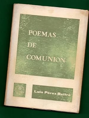 Bild des Verkufers fr POEMAS DE COMUNION. / prlogo de Vicente Ramos. zum Verkauf von Librera DANTE