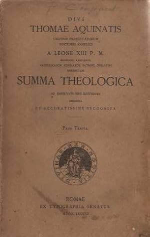 Summa theologica pars tertia