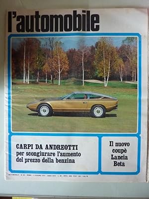 Immagine del venditore per L'AUTOMOBILE. Settimanale n. 22 Roma 3 Giugno 1973 - Anno XXIX" venduto da Historia, Regnum et Nobilia