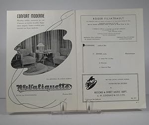 Les Concerts Symphoniques de Montréal. 2 - 3 Octobre 1945