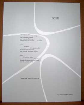 Seller image for Poem. for sale by Wittenborn Art Books