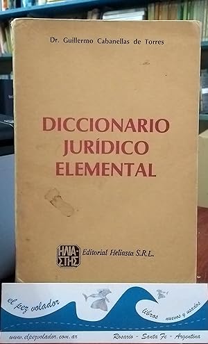 Imagen del vendedor de Diccionario jurdico Elemental a la venta por Librera El Pez Volador