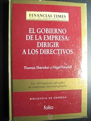 Seller image for EL GOBIERNO DE LA EMPRESA: DIRIGIR A LOS DIRECTIVOS for sale by Librera Maestro Gozalbo