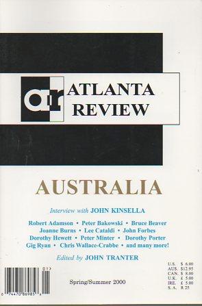 Seller image for Atlanta Review VI(2) Spring/Summer 2000: Australia for sale by Bookfeathers, LLC