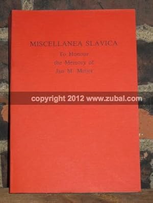 Immagine del venditore per Miscellanea Slavica. To Honour the Memory of Jan M. Meijer venduto da Zubal-Books, Since 1961