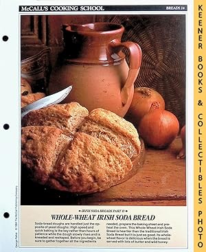 McCall's Cooking School Recipe Card: Breads 24 - Whole-Wheat Irish Soda Bread : Replacement McCal...