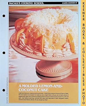 McCall's Cooking School Recipe Card: Cakes, Cookies 49 - Lemon-Coconut Fancy Cake : Replacement M...