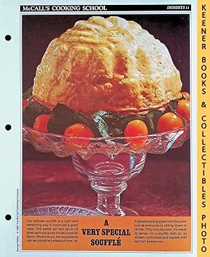 McCall's Cooking School Recipe Card: Desserts 11 - Molded Apricot Souffle : Replacement McCall's...