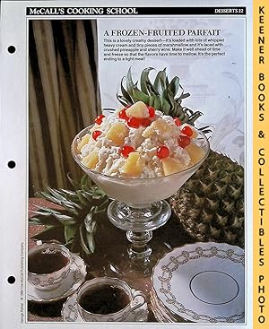 McCall's Cooking School Recipe Card: Desserts 22 - Frozen Pineapple-Marshmallow Parfait : Replace...