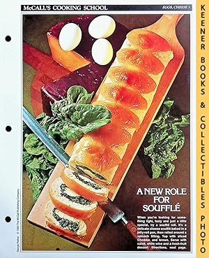 McCall's Cooking School Recipe Card: Eggs, Cheese 3 - Cheese Souffle Roll : Replacement McCall's...